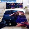 Taylor music 3pcs K-pop music group Bedding set,Ideal for Bedroom, Dormitory,Including Duvet Cover And 2pcs Pillowcases,Fan gifts
