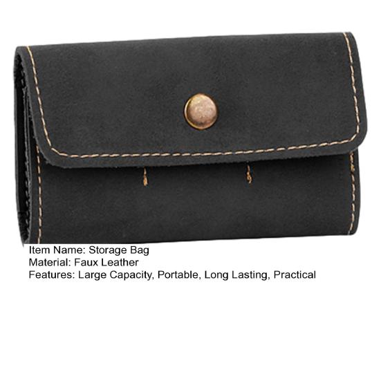 Сумка для хранения медиатора с 6 отделениями, вместительный портативный многоцелевой чехол для медиатора, органайзер для SD-карт