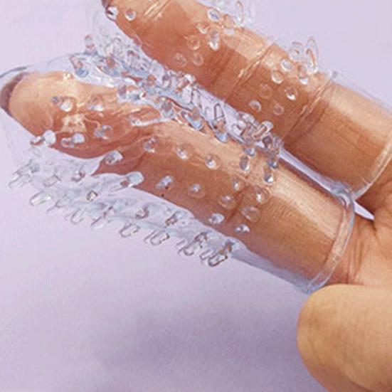 Penis Ring Granular Barbed Sexual Stimulation Translucent Delay Ejaculation Lock Ring for Male