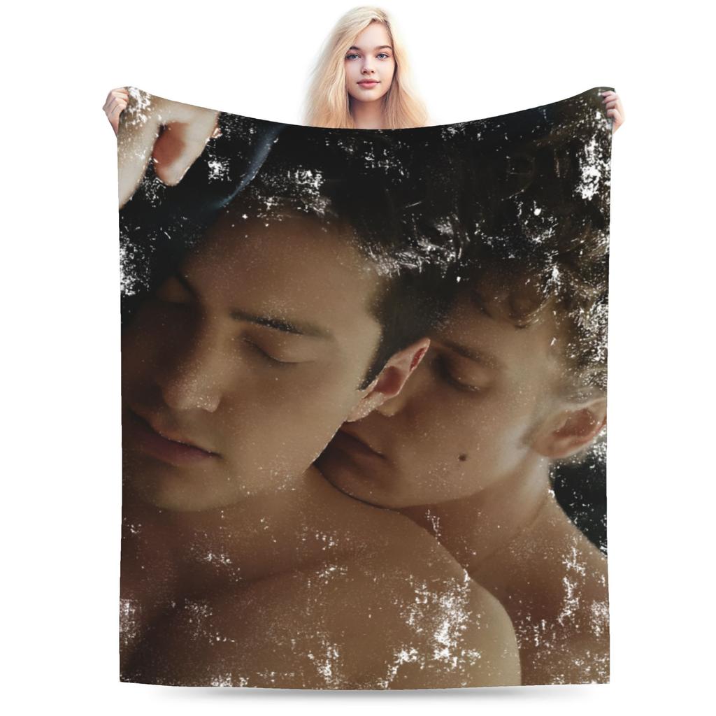 Heat Hockey Heated Hivally Blanket Quality Comfortable Throw Blanket Winter Travel Couch Bed Pattern Bedspread