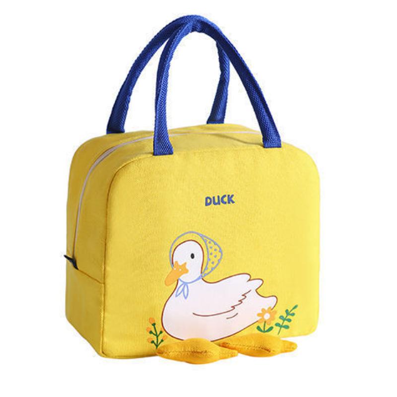 Сумка для обеда Сумка для обеда Ручная мультяшная сумка Bento Многофункциональная изоляционная сумка для холодного обеда