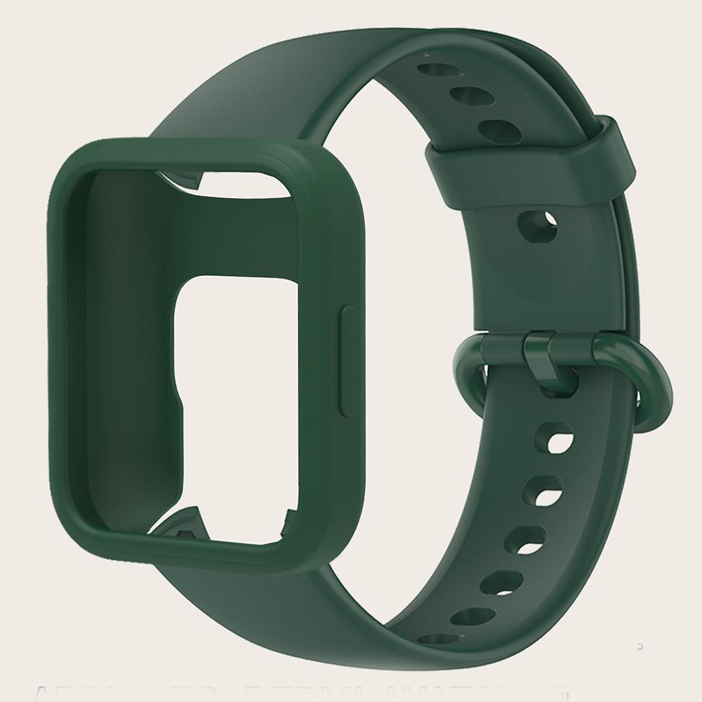 Silicone Strap For Redmi Watch 2 Bracelet Watchband For Xiaomi Mi Watch 2 Lite Wristbands + Protector Case Cover