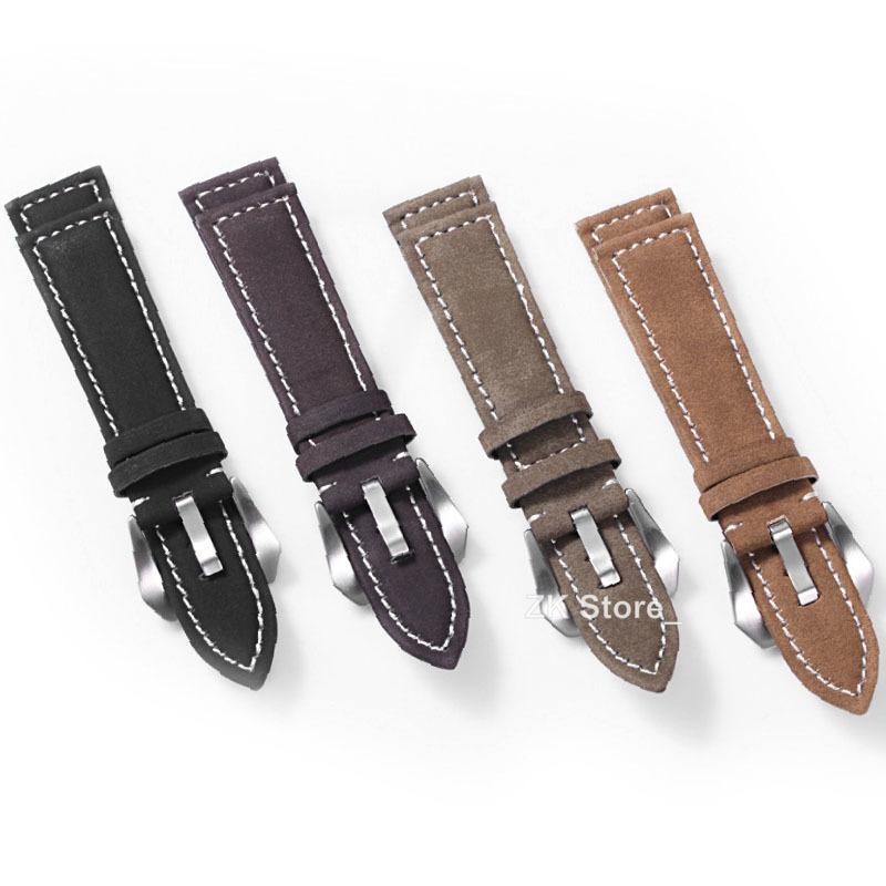 Оригинальный ретро-ремешок для часов из телячьей кожи, ширина 18 мм, 20 мм, 22 мм, 24 мм, подходит для часов Samsung и Seiko, универсальный сменный ремешок.