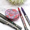 UNI-BALL Eye UB157 Roller Ball Pen 0.7mm Tip, Multicolor Ink, Pack of 5 for Office, School & Home Use