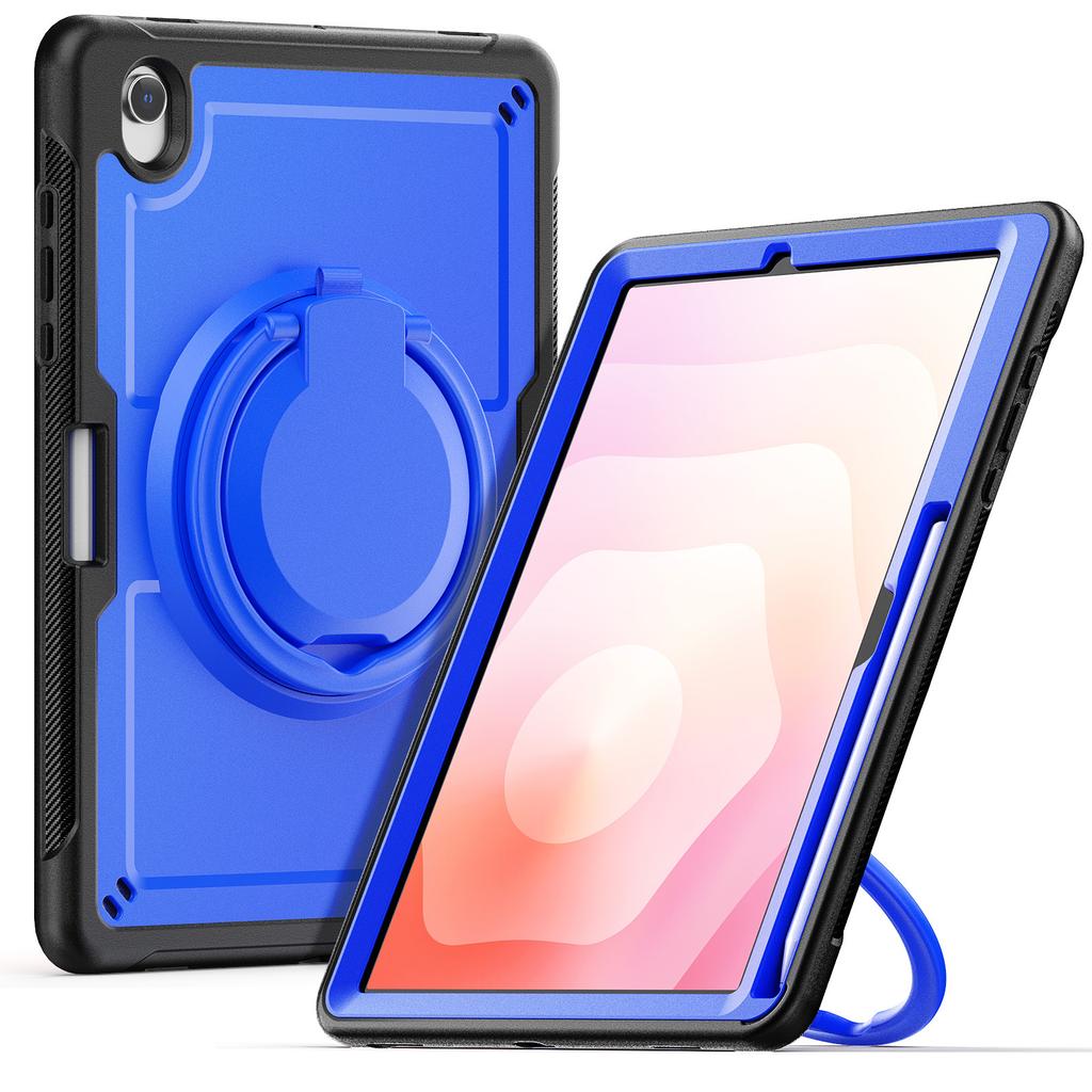 Чехол-подставка с вращающейся ножкой для Samsung Galaxy Tab S10 Lite, противоударный чехол для планшета из ПК + ТПУ