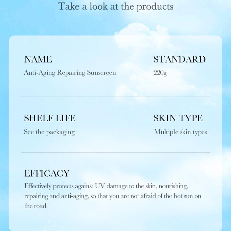 Солнцезащитный крем SADOER Clear Anti-Light Old Refreshing Anti-UV Sunscreen
