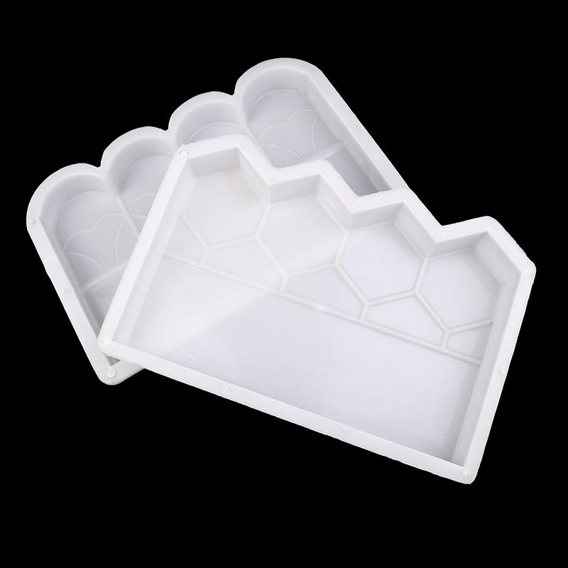 Garden Edging Fence Concrete Molds Reusable Diy Garden Brick Mold For Fish Pond Backyard Patio Garden Decoration