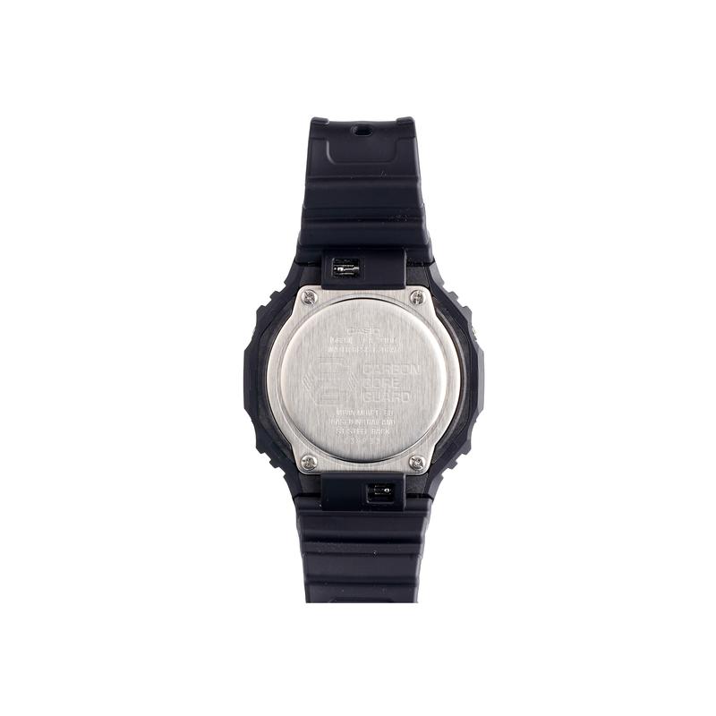 Casio Серия G-SHOCK с двойным дисплеем (ЖК/стрелочным) Серия 200 метров водонепроницаемость Кварцевый механизм Ремешок из смолы Японские и корейские часы Мужские GA-2100-1AERP