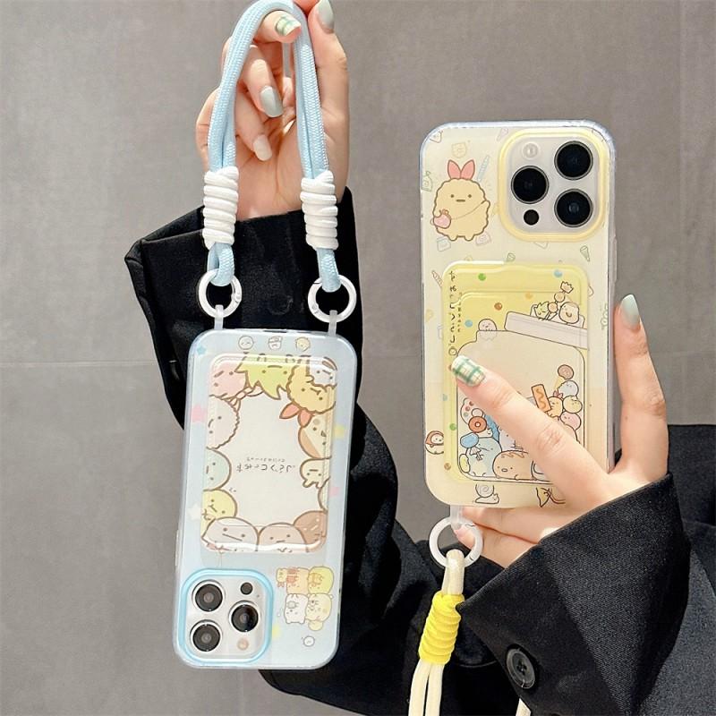 Cute Japanese Corner Creature Phone Case IPhone 16 Pro Max 15 14 13 12 11 Silicone Shockproof Cover