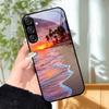 Для Samsung A25 A26 Милый чехол A35 A36 A55 A56 5G Закаленное стекло Чехол для телефона Для Galaxy A15 4G 5G Жесткий ПК Стекло Защитный Fundas