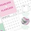 Fearless Girl Leader 2026 Wall Calendar - 12-Month 2026 Calendar, Jan. 2026 - Dec. 2026, 12" x 24" (Open), Wall Calendar 2026 with Motivational