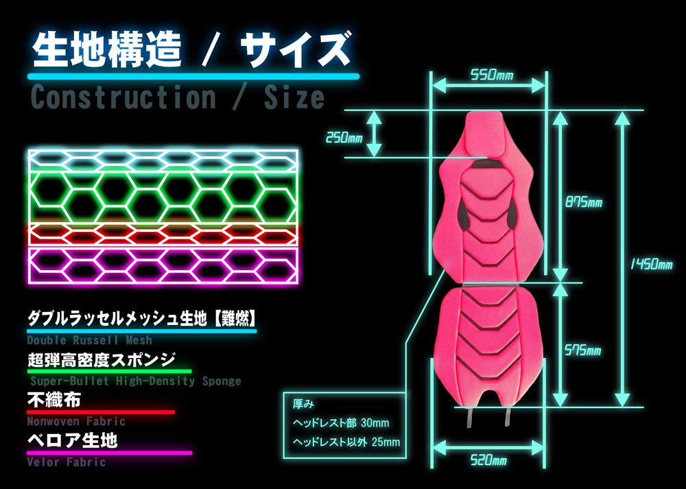 Tricolore Driving Support General 1 Передний водитель Пассажир Давление Future Phoenix Подушка, Назначение, Сетка, Передний, Сиденье, Сиденье, Сиденье, Сиденье, Дисперсия,