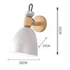 Farmhouse Wall Sconce Lamp Fixtures Metal Lampshade Base Holder Night for Indoor Reading Bedroom