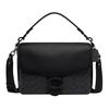 New Tabby Canvas Leather Messenger Bag, Shoulder Bag, Crossbody Bag Tubas Women's Black CH769-CQBK
