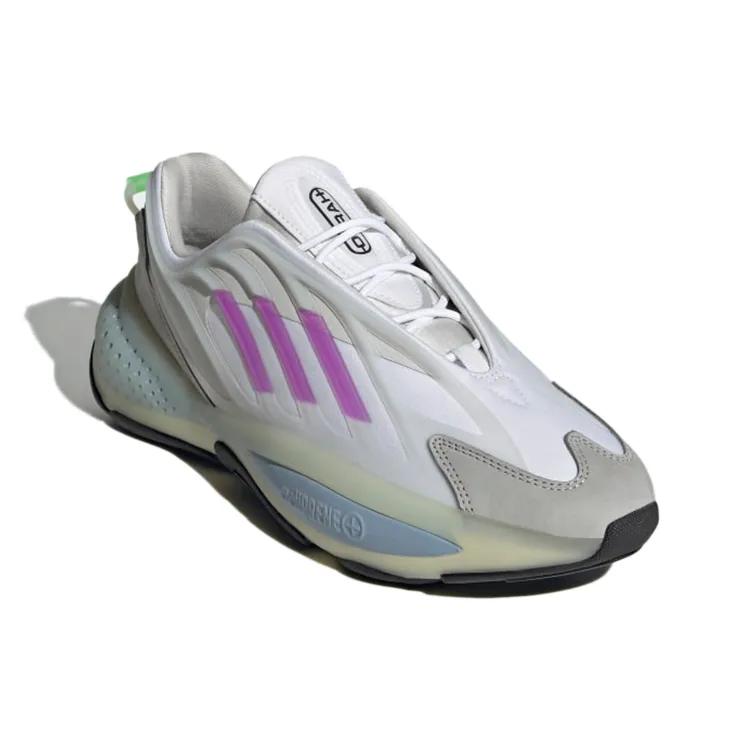 adidas Озрах 'Белый Соник Фуксия' (унисекс) Кроссовки Cloud White / Sonic Fuchsia / Ambient Sky H04207