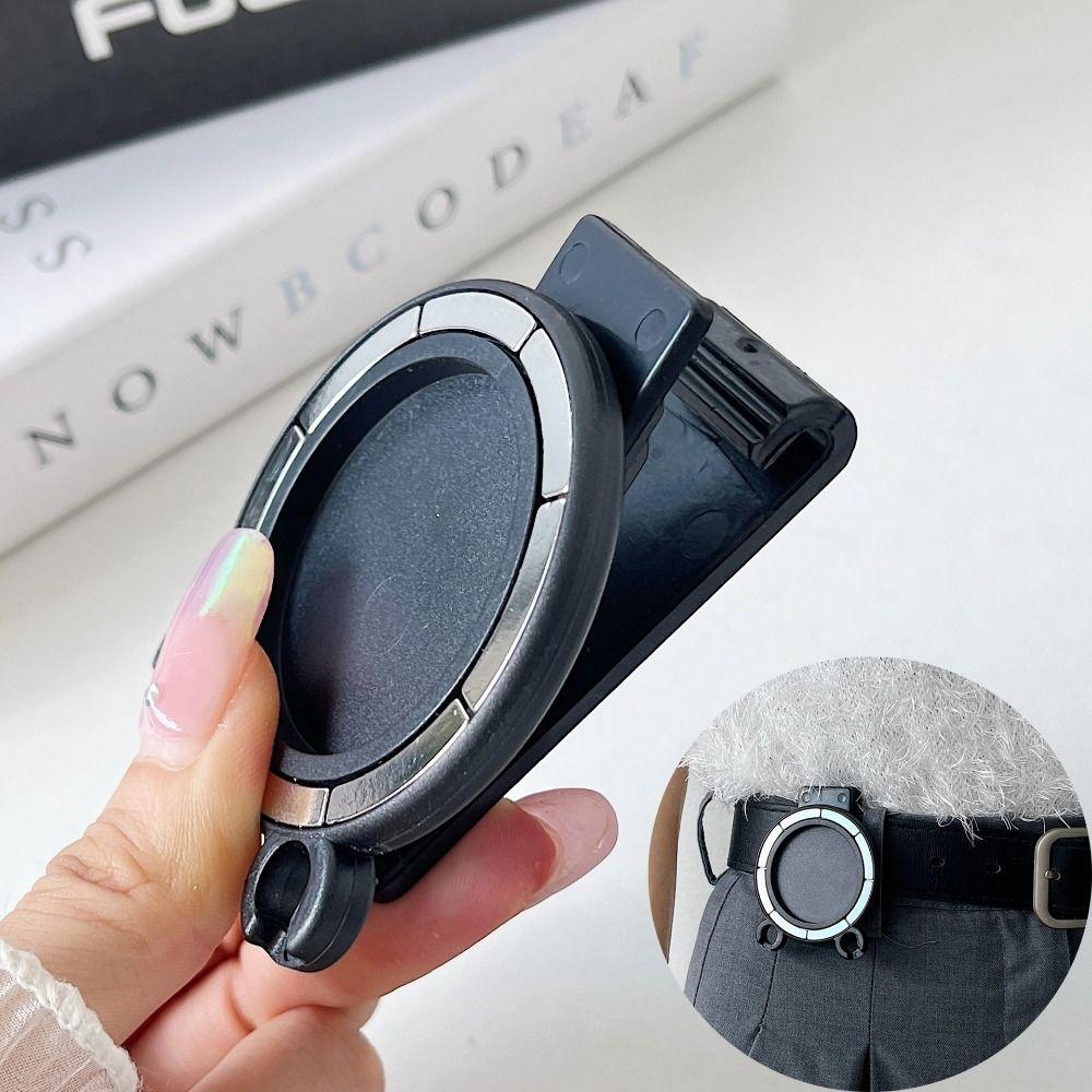 Spring Rope Phone Belt Clip Holder Metal Hook Phone Backpack Clip Outdoor Live