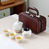 Японский походный дорожный кунг-фу чайный сервиз чайник керамический экспресс-чашка портативный подарок