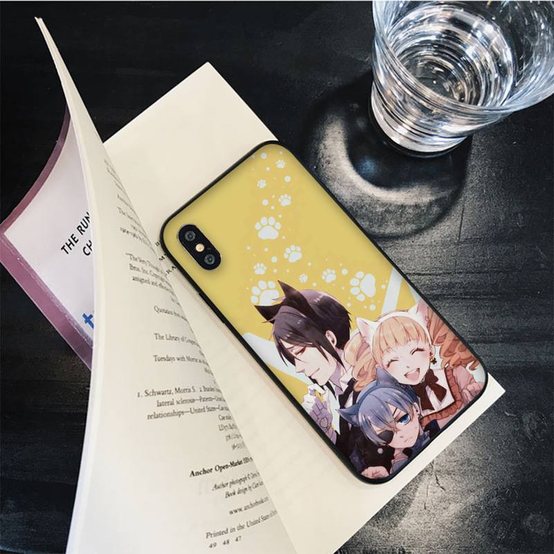 Чехол для телефона с рисунком «Черный дворецкий Себастьян Михаэлис» для iPhone 13 11 12 pro XS MAX 8 7 6 6S Plus X 5S SE 2020 XR