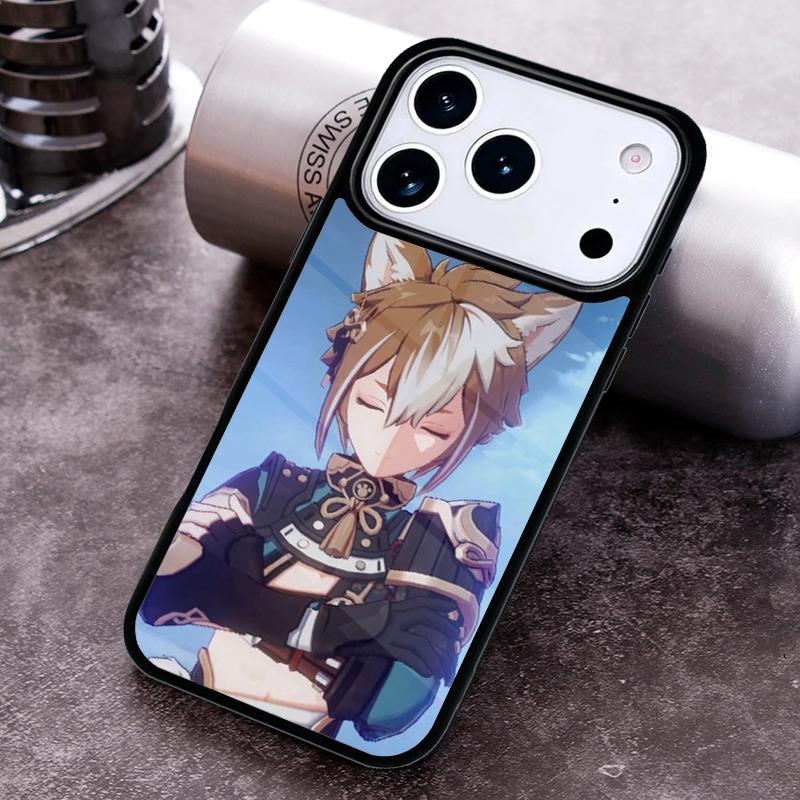 Genshin Impact Gorou Phone Case for iPhone 17 16 15 Pro Max Air 14 13 12 11 Plus Shockproof Cover