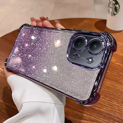 Чехол для Redmi 15C 4G Роскошная блестящая накладка для Xiaomi poco C85 Redmi 15C 15 C Прозрачные мягкие силиконовые противоударные чехлы для телефона Redmi15c Подарок