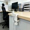 Настольный зажим для организации кабелей, держатель для шнуров с несколькими слотами, прочный провод, напечатанный на 3D-принтере
