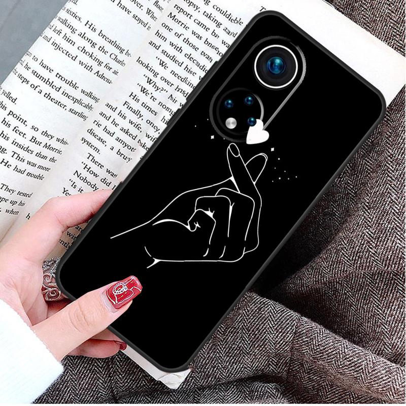 Чехол Kpop Пальцевое Сердце для Honor Magic 8 5 6 7 Lite Honor 200 400 Pro 50 70 90 X9d X9b X9c X9a X8c X8b Win RT