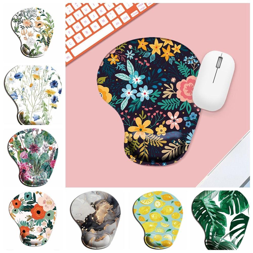 For Laptop Computer Silicone Gaming Non Slip Mice Mat Ergonomic Hand Support Wrist Rest Mouse Pad