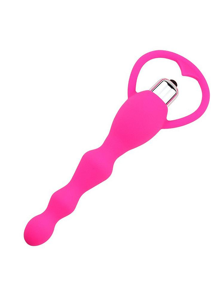 Vibrating Anal Plug Prostate Massage Soft Anal Beads Butt Plug Vibrators Sex Toys for Couples Butt Plug Silicone Adult Products