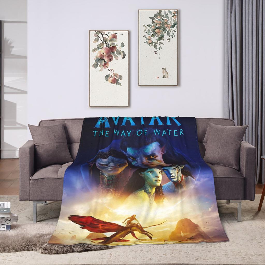 Films Avatar Blanket Soft Warm Print Plush Throw Blanket For Boy Girl Outdoor Flannel Bedspread Bed Cover