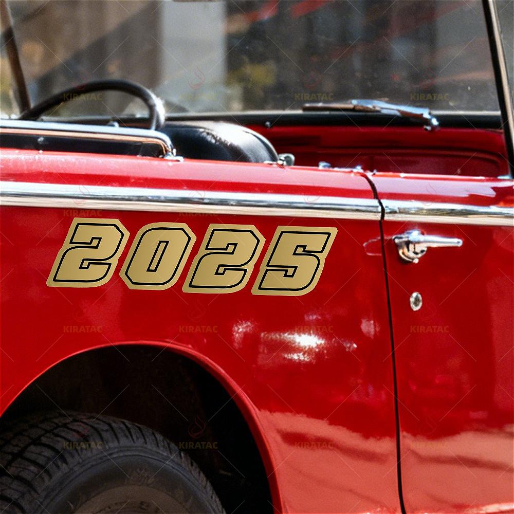 1 шт. Золотые наклейки с номерами для мотоцикла, водонепроницаемые, для бензобака, обтекателя, шлема, окон автомобиля, двери, корпуса скутера, виниловые наклейки