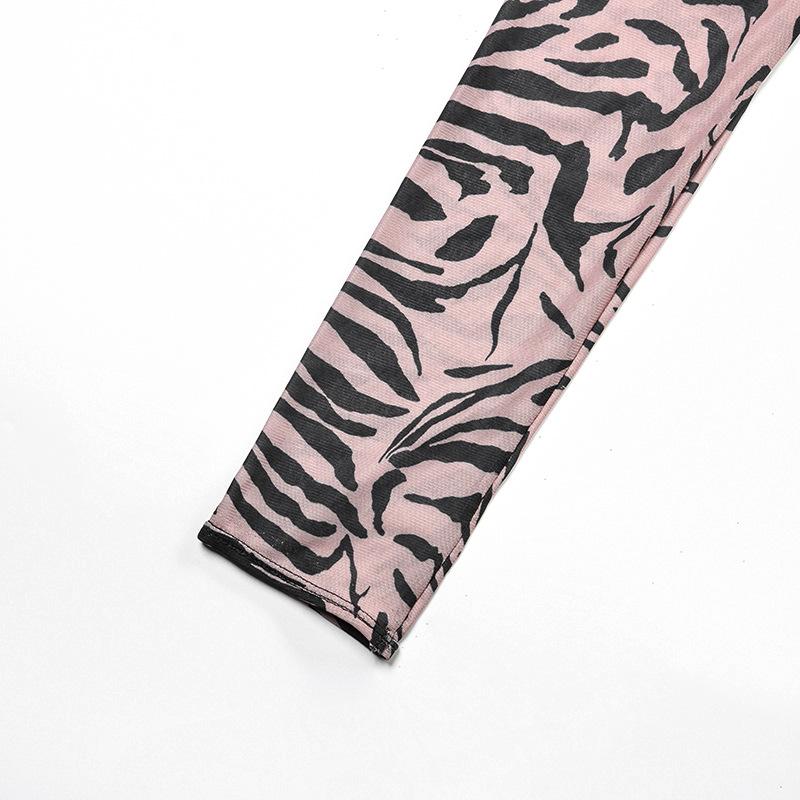 Aduloty Женское сексуальное нижнее белье, тонкая сетка, новое летнее эротическое белье с леопардовым узором, сетчатое нижнее белье, комплект из четырех штук