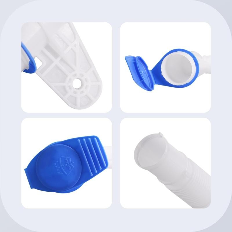 Windshield Wiper Washer Fluid, Reservoir Tank Bottle Caps Cover, for Golf 1K0955453S, Plastic