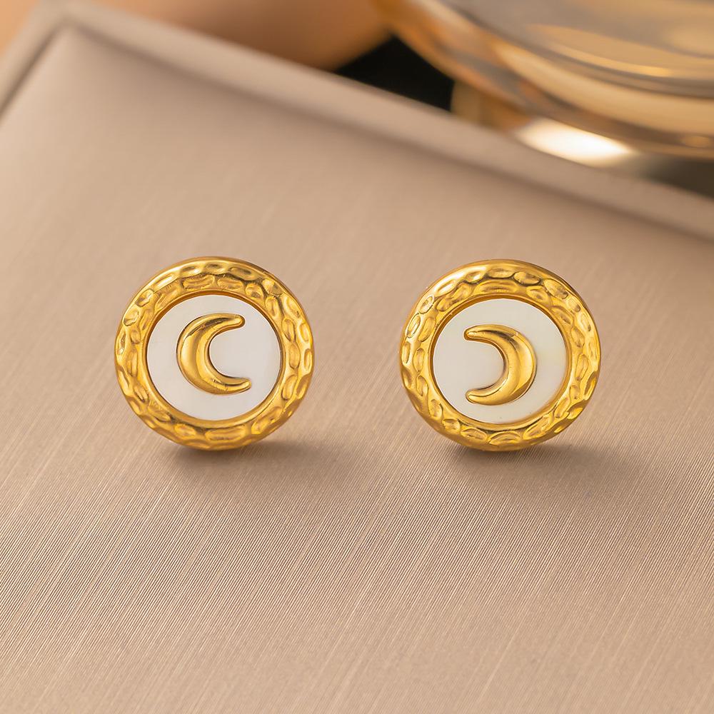 Серьги-подвески из нержавеющей стали в французском ретро-стиле с жемчугом: Сохраняющий цвет, Подходящий для сна.