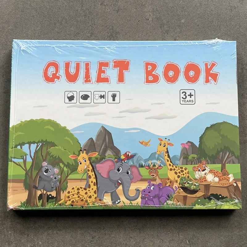 Busy Book Montessori Baby Quiet Book Early Learning Education Development Toy Children Toy Paste Matching Game Baby Toys 2 Years