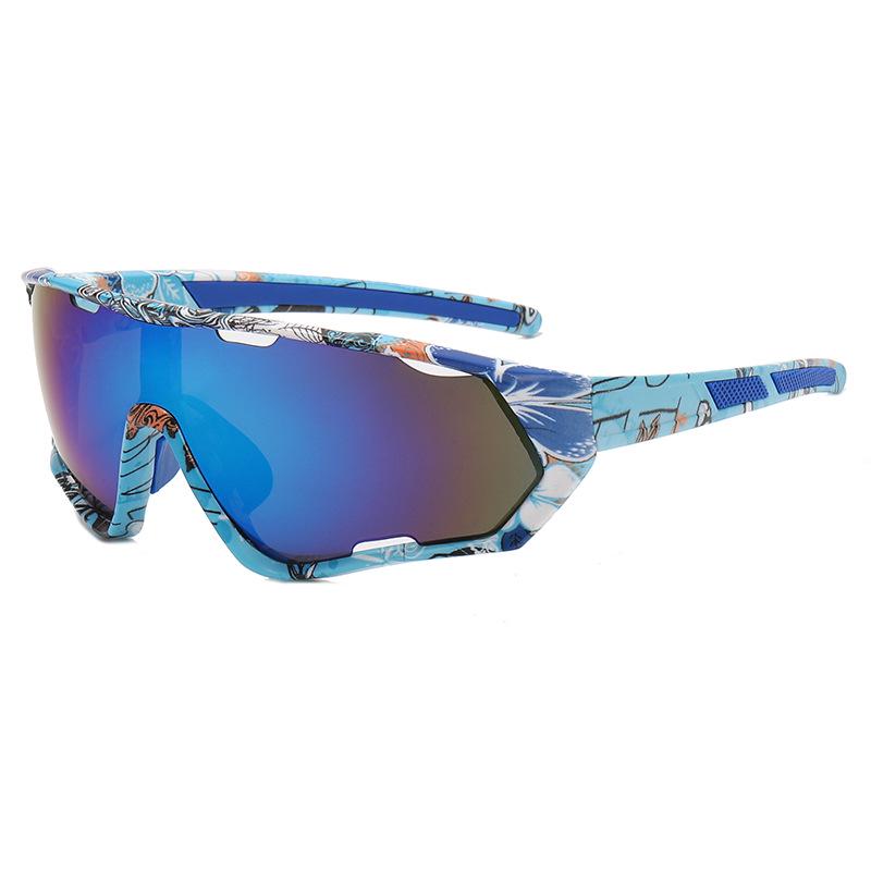 9330 Colorful Cycling Sunglasses: Stylish Outdoor Sports Eyewear for Men and Women