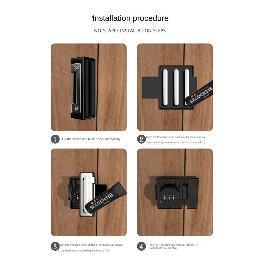 Replacement Combination Password Door Lock 3 Digit Code Cabinet Lock Drawer Password Lock Drawer