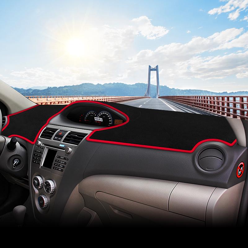 Автомобильные аксессуары для Toyota Vios 2008 2009 2010 2011 2012 2013, крышка приборной панели, избегайте света, солнцезащитный козырек, анти-УФ-ковры, нескользящие