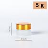 5-50 г Матовая стеклянная баночка для крема Пустая баночка для макияжа Банки Бутылочки для крема для лица для ухода за кожей