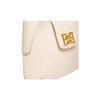Bally Цепочка Сумка под мышку Кожаная сумка через плечо Женские сумки Бежевый 6239075-WHITE
