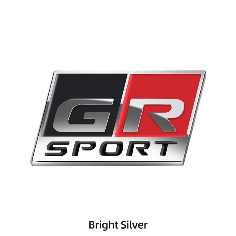 3D алюминиевая наклейка на автомобиль Логотип-эмблема GR SPORT Значок Декор окна и кузова автомобиля Для Toyota Corolla C-HR RZ RC RS Prius Аксессуары