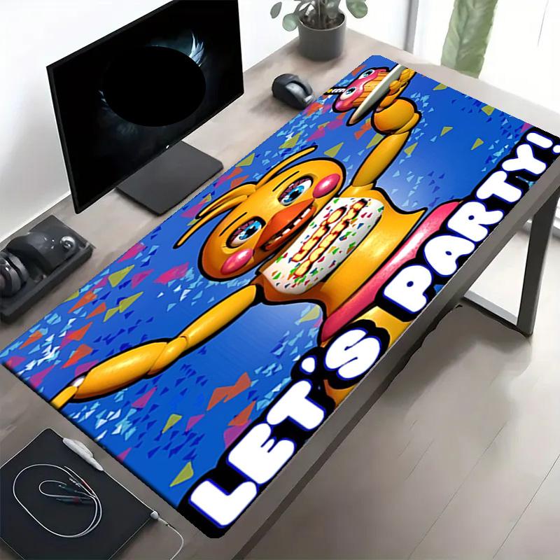 Five Nights at Freddy's Print Mouse Pad, Anti‑Slip Desktop keyboard Mat, for PC Laptop Gaming Working Daily Use, Cool Festival Surprise Gift