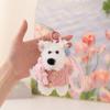 West Clothed Wear Highland White Terrier Dog Plush Toy Stuffed Animal Keychain