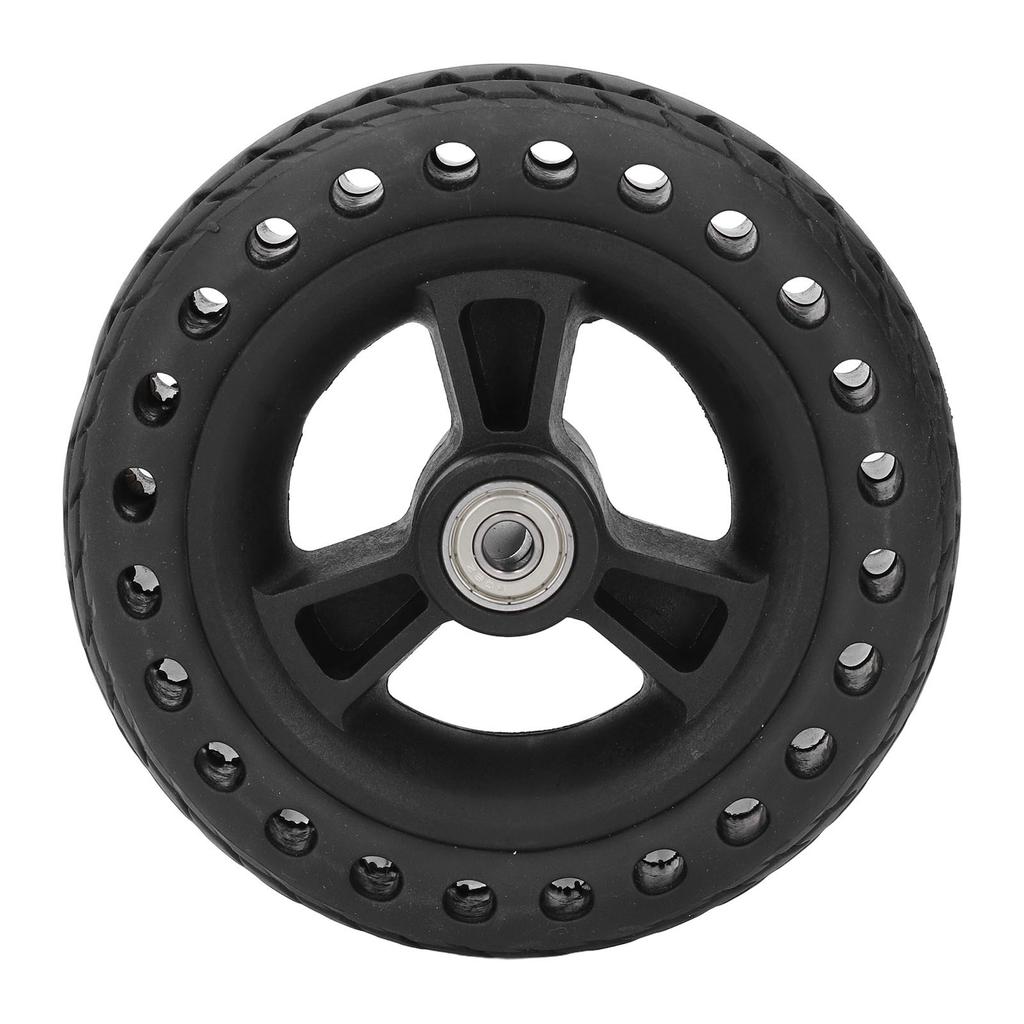 Колесо 6 дюймов TPE резиновое цельное, нескользящее, 75 кг, грузоподъемность, сменное колесо для ручной тележки