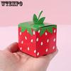 WTEMPO Клубничные 3D подарочные коробки Универсальные коробки для подарочной упаковки Свадьба Клубничная тематическая вечеринка День святого Валентина Вечеринка Принадлежности DIY Складные бумажные коробки