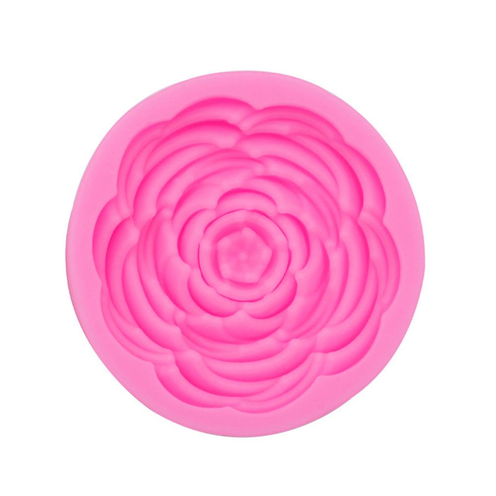 4 солнечных цветка, розы, персикового цвета, силиконовая форма для торта, помадка, шоколадная форма