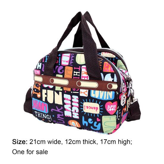 Женская нейлоновая сумочка с различными принтами