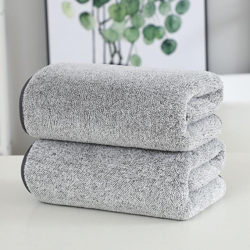 Банное полотенце, антибактериальное, домашнее, мягкое, впитывающее, быстросохнущее, утолщающее, для взрослых, набор мягких банных полотенец из микрофибры