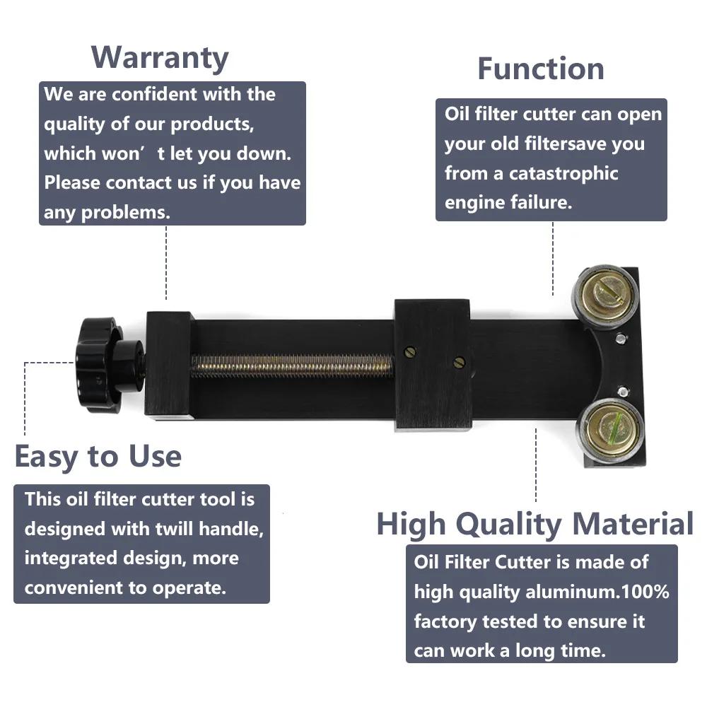 Universal 66490 Oil Filter Cutter Cutting Tool Car Oil Filter Cutter Range 1-3/4" To 5-3/4"