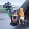 Car Console Cup Holder Auto Accessories with Suction Adjustable Bottle for Can Tumblers