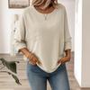 2025 New Women's Casual Long-sleeved Round Neck Regular Clean Multi-color Women's Top T-shirt